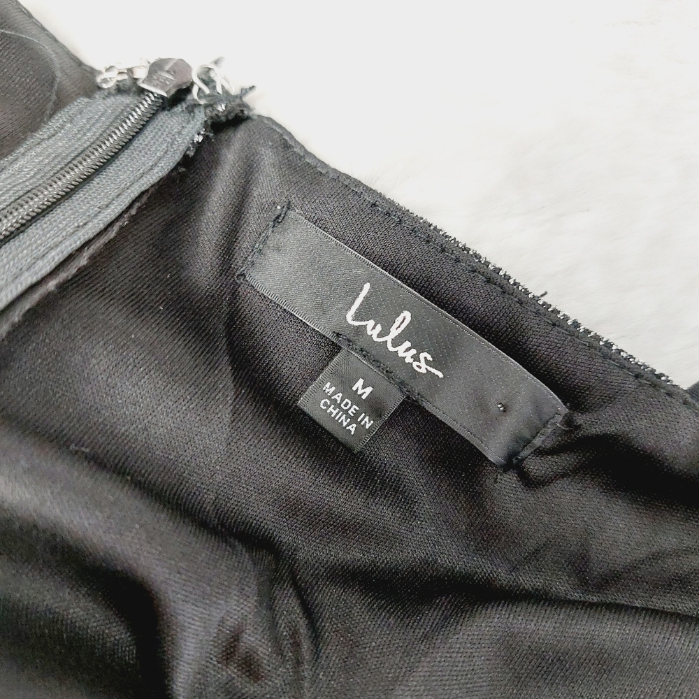 New Lulus Take Me Anywhere Silver Sparkly Asymmetrical Bodycon Mini Dress P4459 - Picture 6 of 9